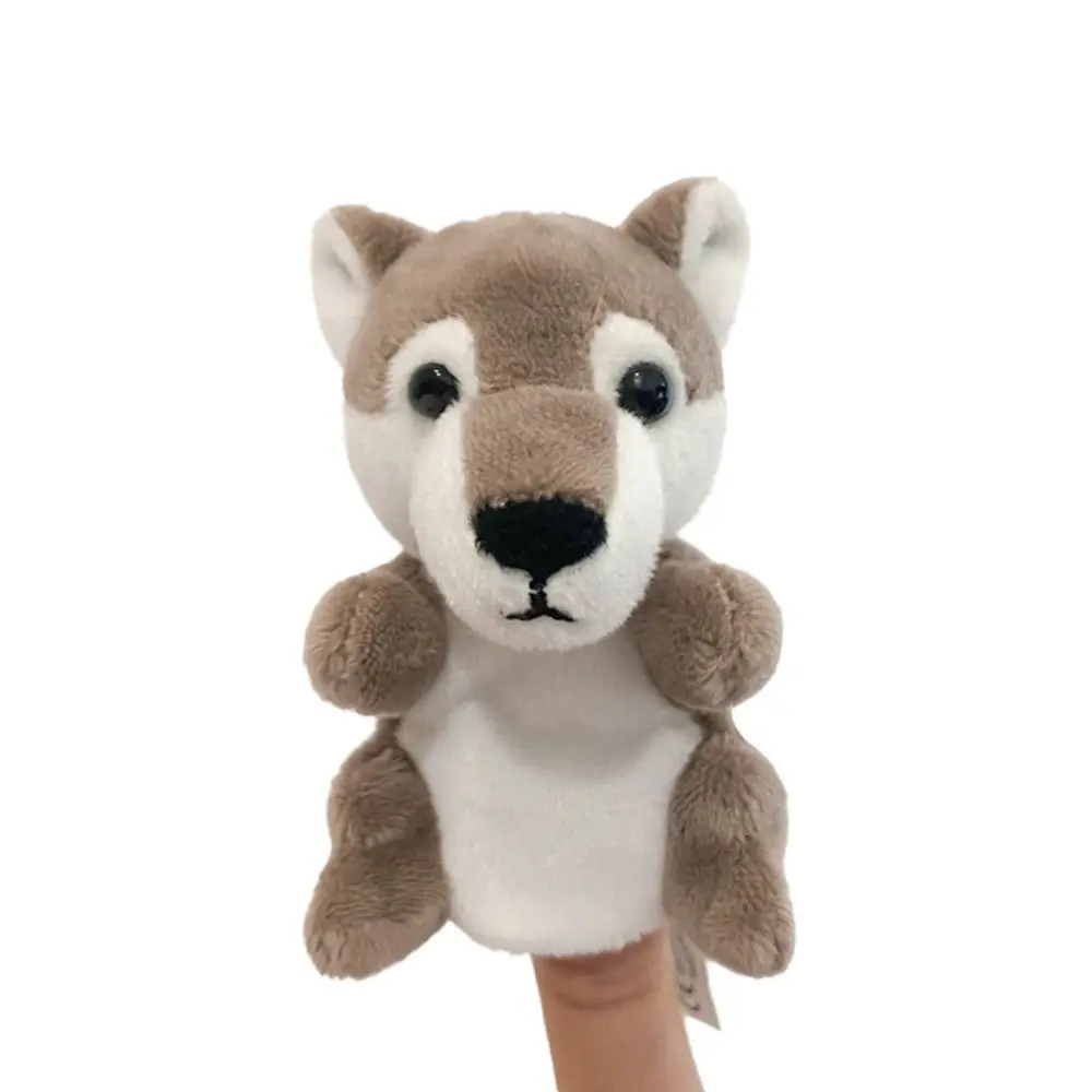 Role Play Finger Puppets Storytelling Stuffed Doll Animal Hand Puppets Kawaii 9cm Puppets Plush Toy For Children