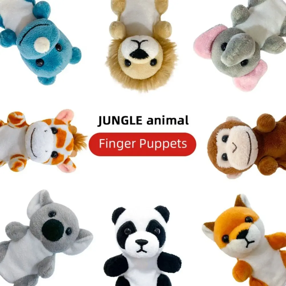 Role Play Finger Puppets Storytelling Stuffed Doll Animal Hand Puppets Kawaii Educational Puppets Plush Toy For Children