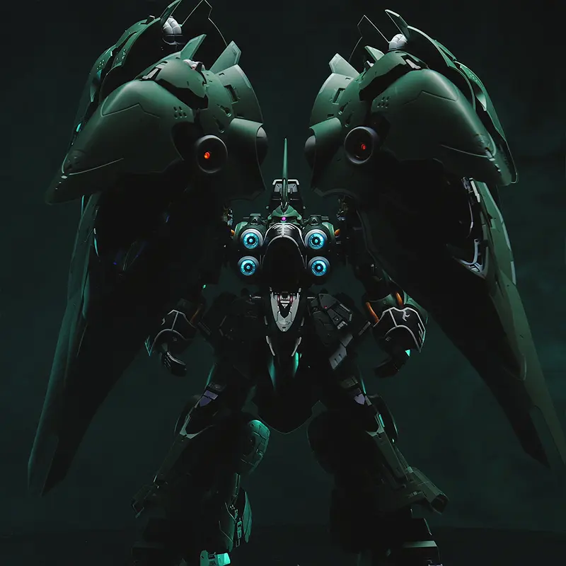 AXIS MODEL WORKS 1/100 Osirisaerial Dominator Action Figure Kshatriya Luminous Lamp Assembly Collectible Model Gk Figure Gift