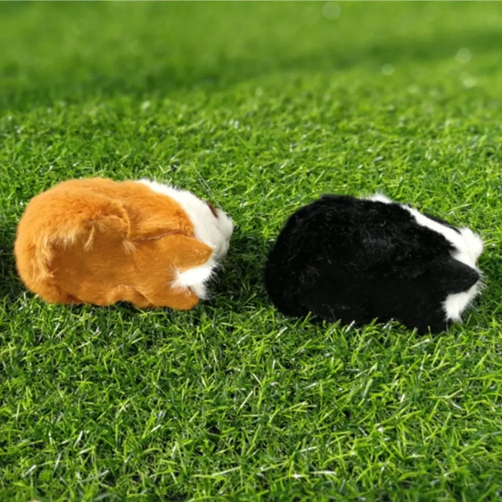 Kawaii Chubby Hamster Plush Toy Hollow Soft Plush Guinea Pig Doll Comfortable Fluffy Animal Stuffed Plushie Doll Kids Gifts