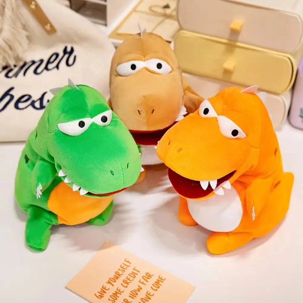 Parent-child Interactive Dinosaur Plush Hand Puppet Simulation Early Education Dinosaur Cosplay Plush Doll Cartoon Comfortable