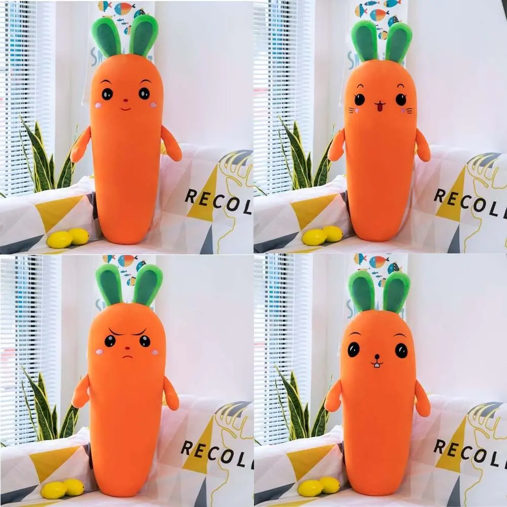Vegetable Plush Cushion Long Carrot Plush Pillow Home Decoration Plush Doll Stuffed Doll Carrot Stuffed Toy Carrot Plush Toy