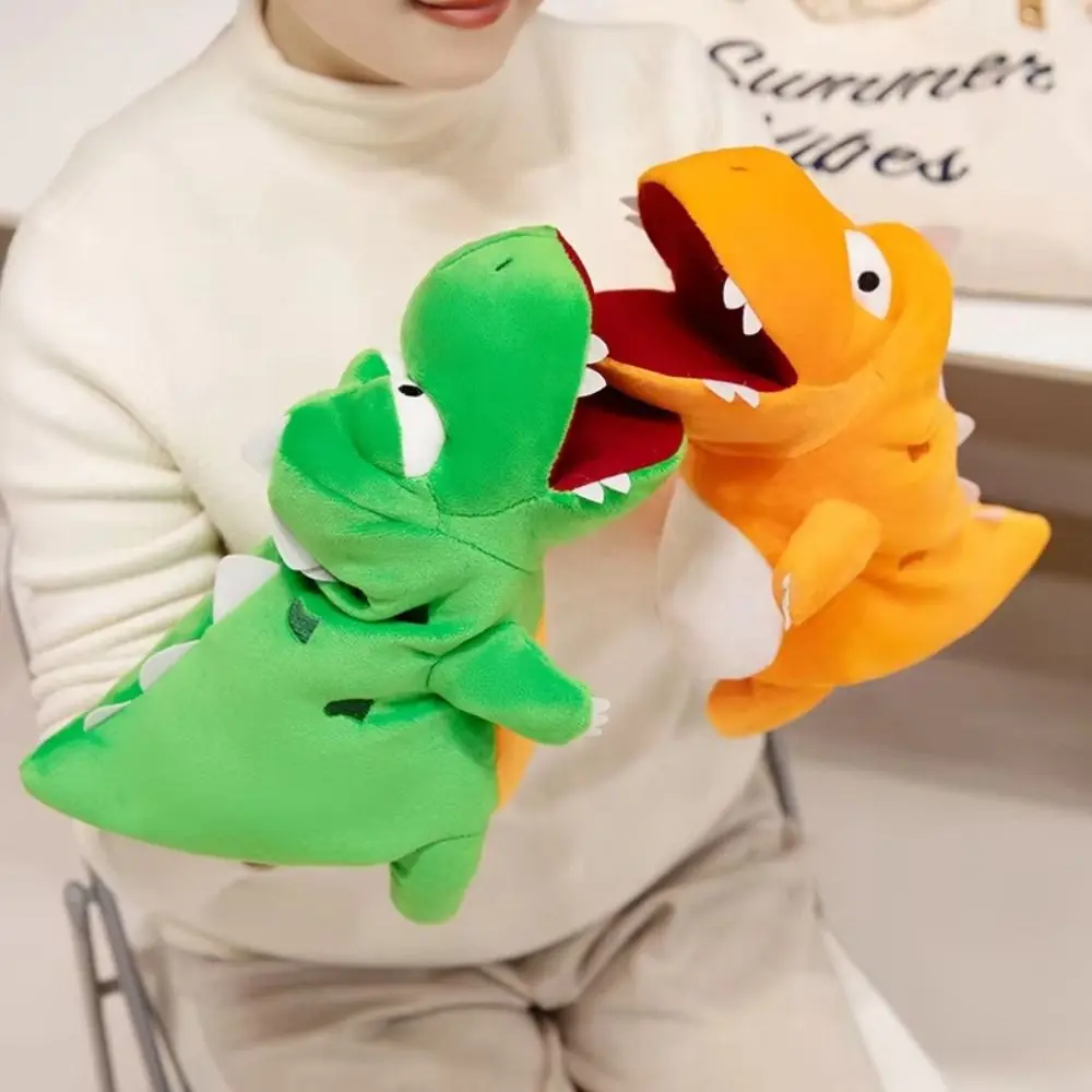 Parent-child Interactive Dinosaur Plush Hand Puppet Simulation Early Education Dinosaur Cosplay Plush Doll Cartoon Comfortable