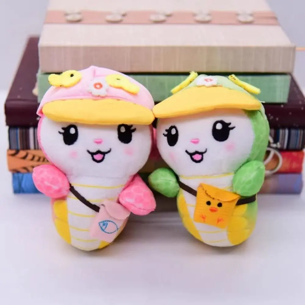 New Pink Green Chinese Zodiac Snake Doll Cartoon Snake New Year Snake Year Mascot Pendant Soft Car Decoration Plush Toy Gift