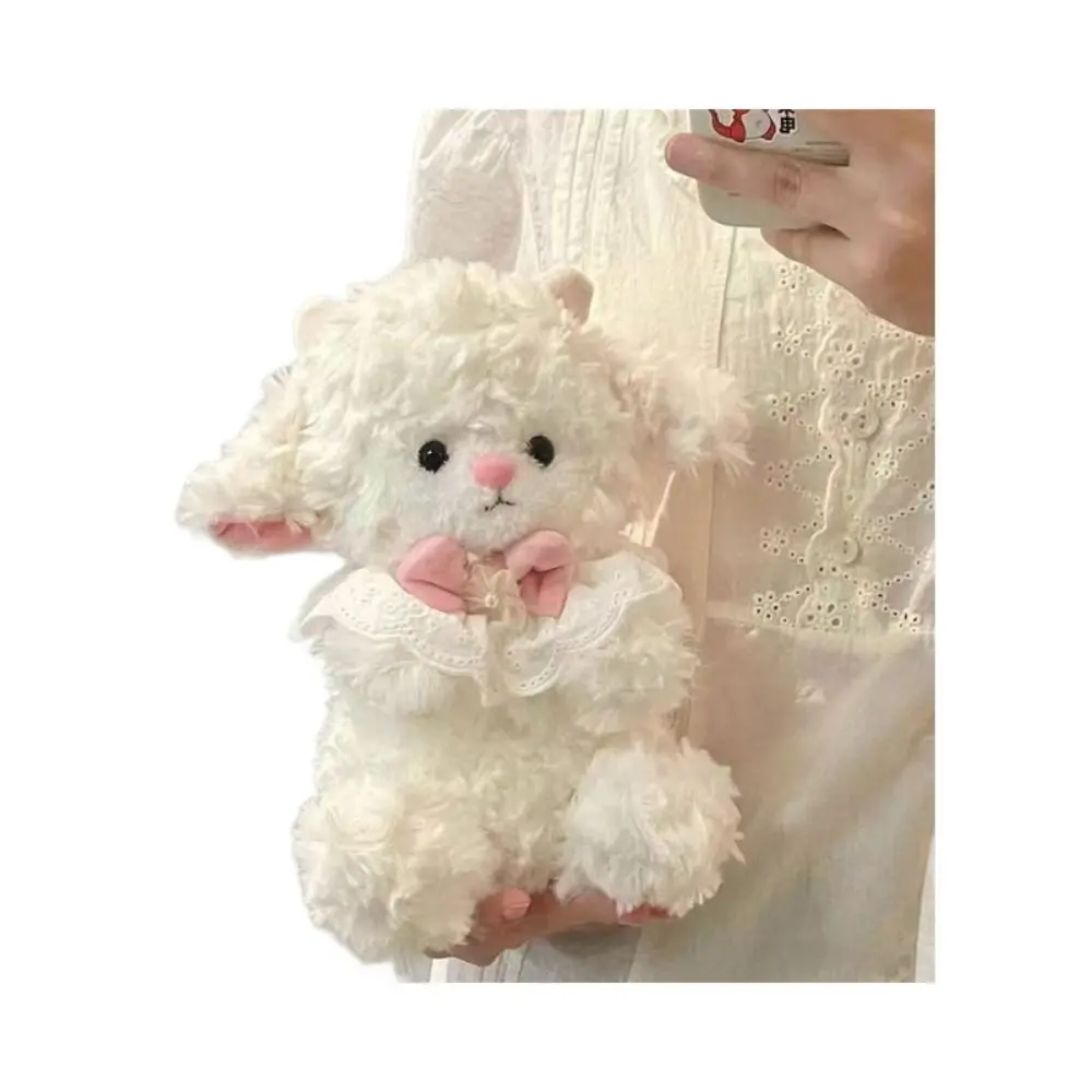 Sleeping Pillow Cartoon Sheep Plush Doll Fluffy Soft Lamb Plush Toy Kawaii Cute Animal Fluffty Doll Birthday Gift