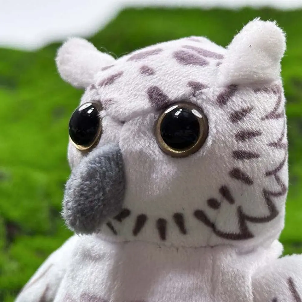 Peacock Owl Bird Finger Puppet Stuffed Animal Plush Doll Parrot Finger Doll Simulation Kawaii Animal Hand Puppet Interactive Toy