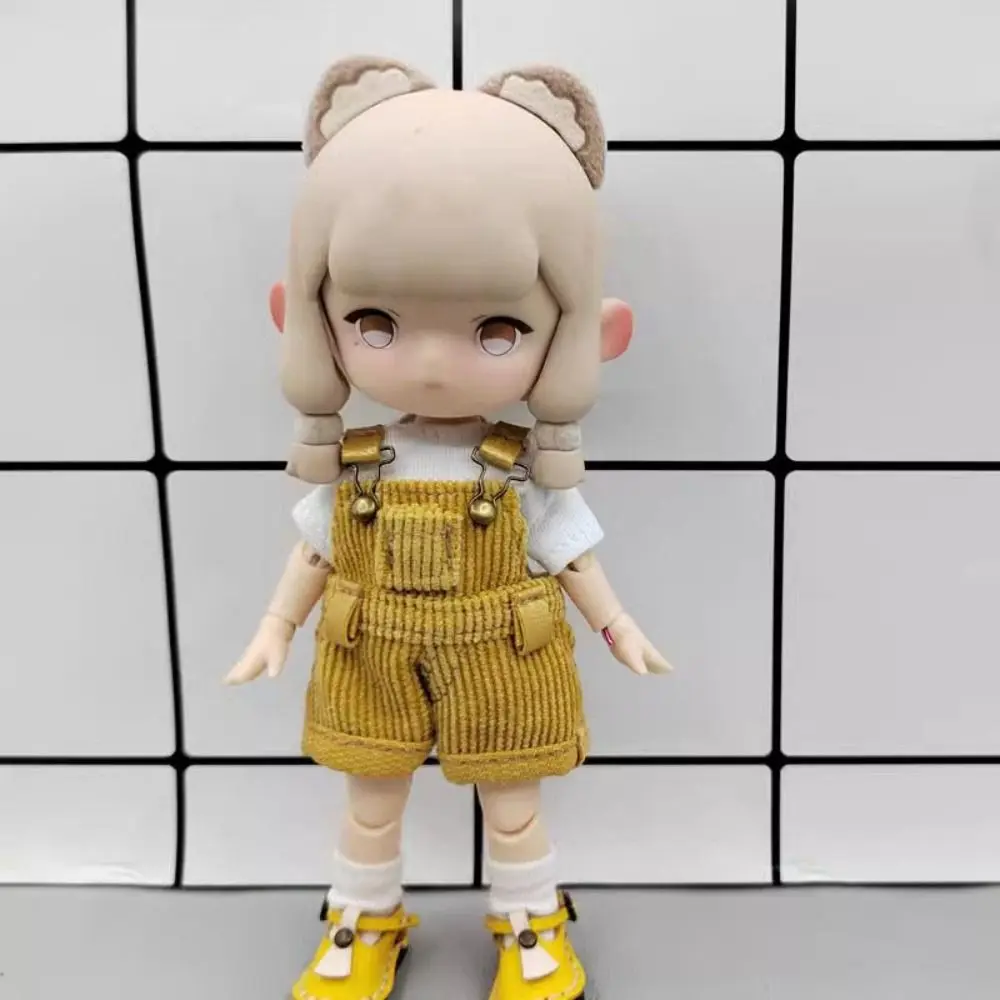 Fashion Doll Clothes T-shirt Mini Cute Fashion Doll Pants Doll Accessories for 1/11 OB11/Obitsu11Dolls/1/12Bjd Doll