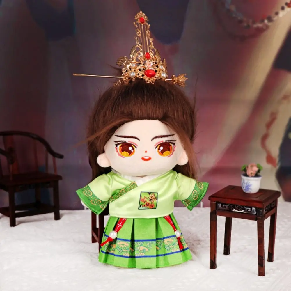 Kids Girl Gift 20cm Fashion Clothes Suits Ancient Wind Chinese Style Doll Ancient Clothes DIY Handmade Accessories Toys