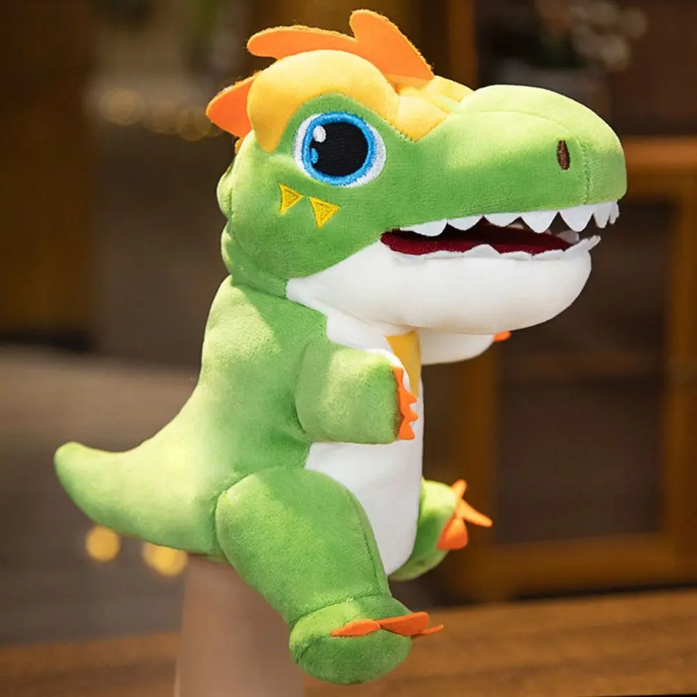 Tyrannosaurus Rex Animal Hand Puppet Plush Doll Movable Mouth Stuffed Plush Dinosaur Toys Storytelling Simulation