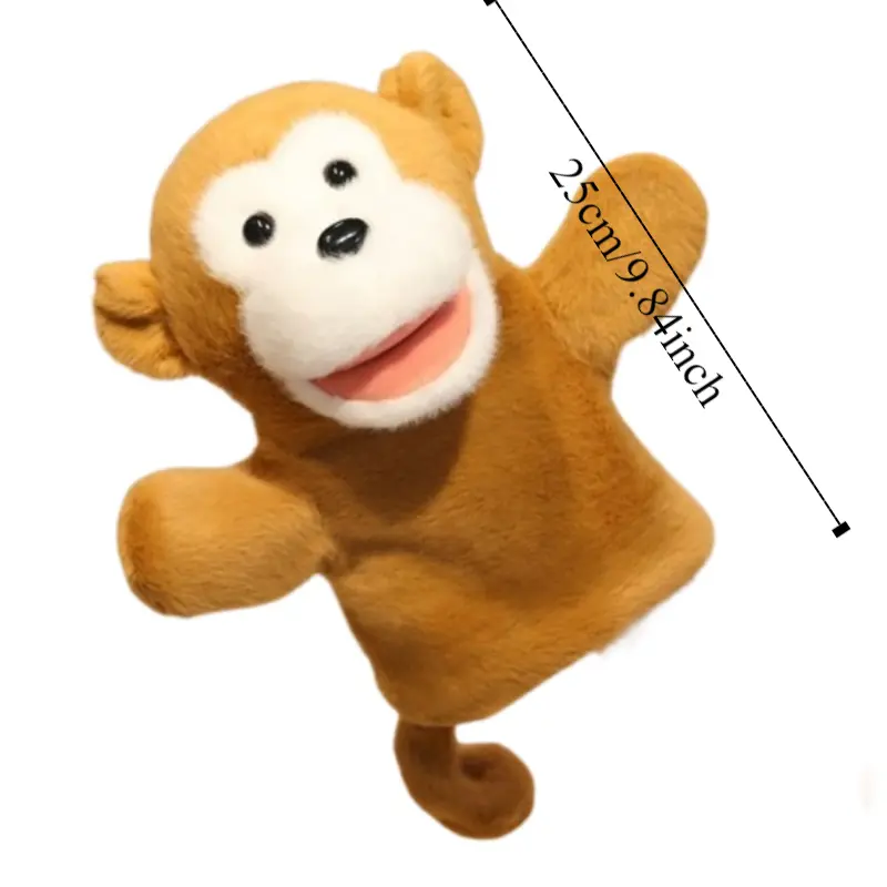 Frog Animal Hand Puppet Duck Storytelling Stuffed Plush Shark Toys Simulation Early Education Hand Finger Story Puppet