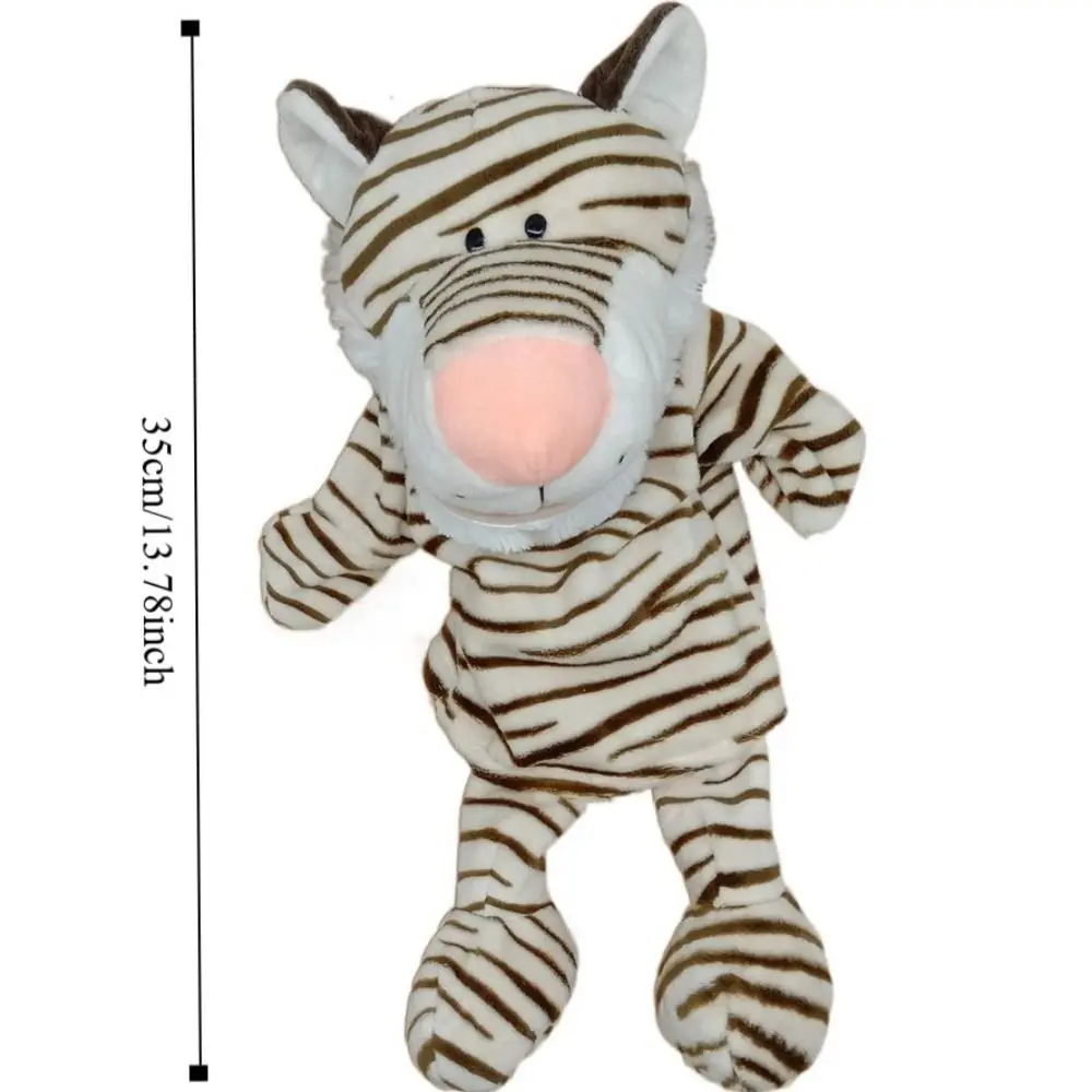Jungle Animals Animal Hand Puppet Appease Toys Stuffed Animals Plush Hand Doll Lion Elephant Pig Interactive Props