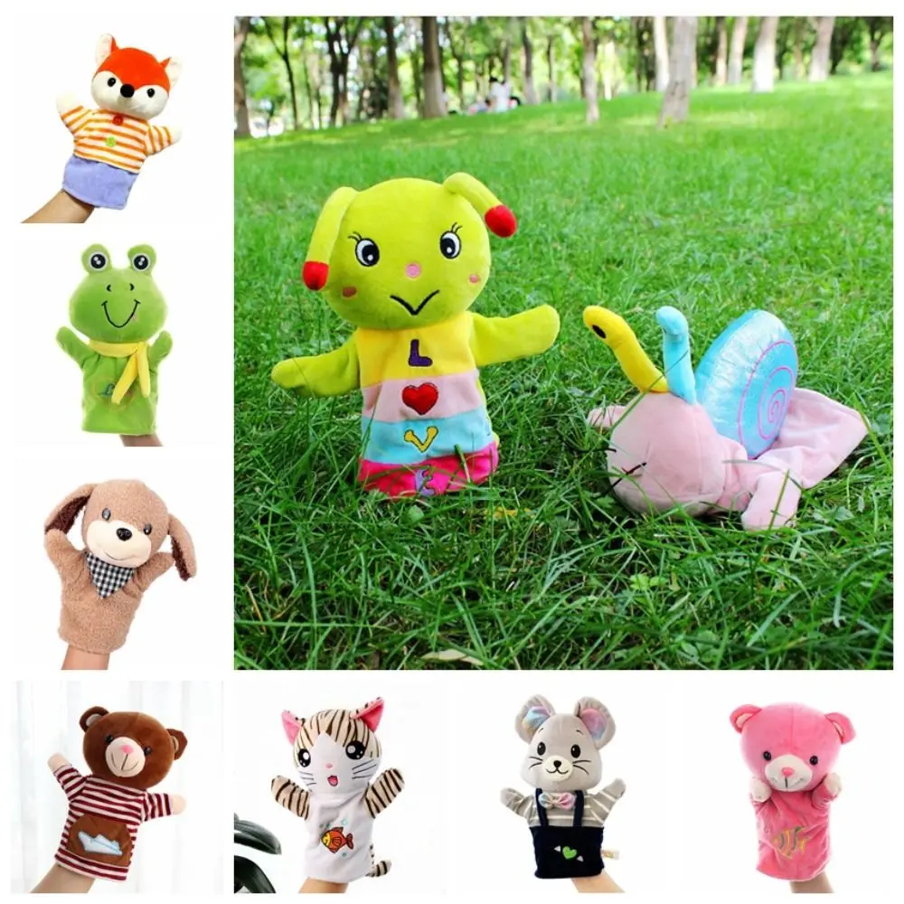 Stuffed Animals Plush Finger Puppet Anime Doll Marine Animals Hand Finger Puppet Soft Kawaii Animal Plushed Doll