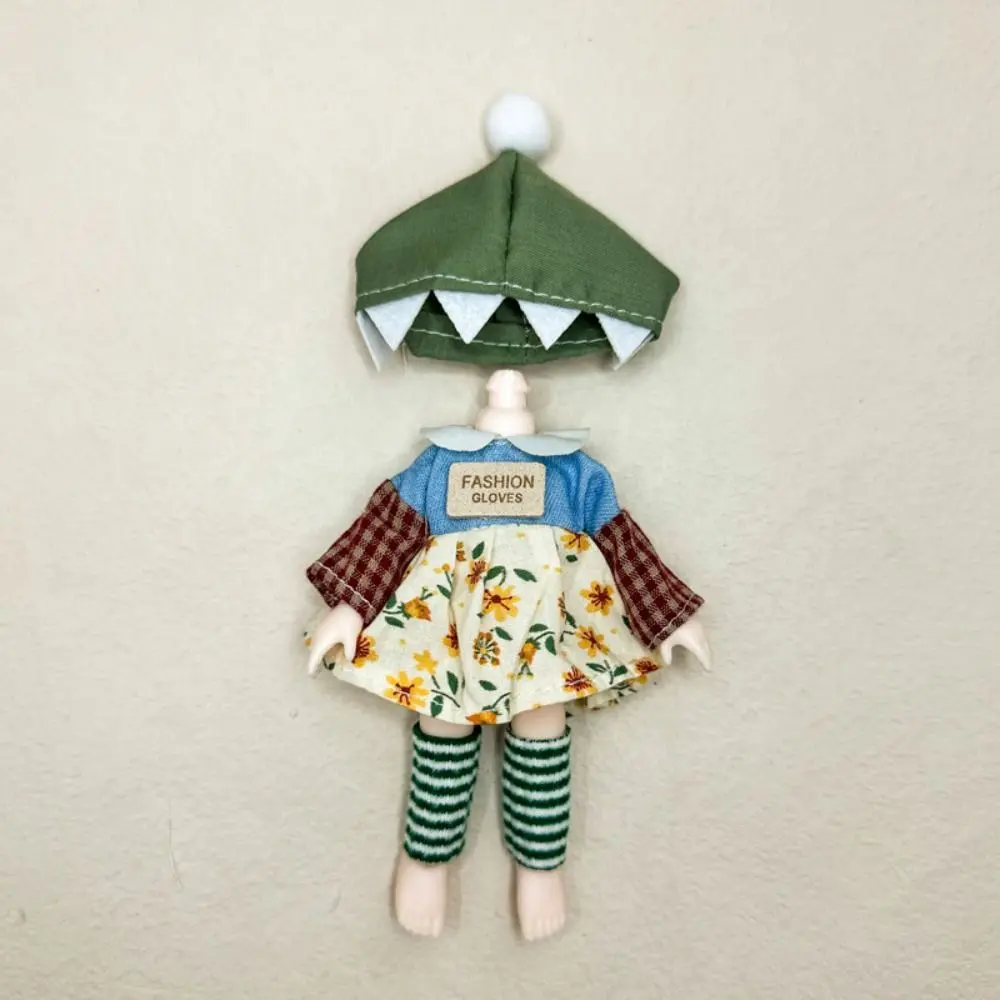 Cute 16~17cm BJD Doll Clothes High Quality Handmade Doll Accessories Adorable Clothing DIY Girls Gifts for OB11, 1/12 Bjd