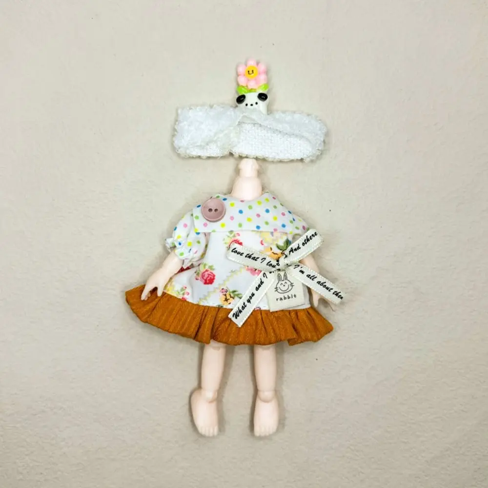 Cute 16~17cm BJD Doll Clothes High Quality Handmade Doll Accessories Adorable Clothing DIY Girls Gifts for OB11, 1/12 Bjd