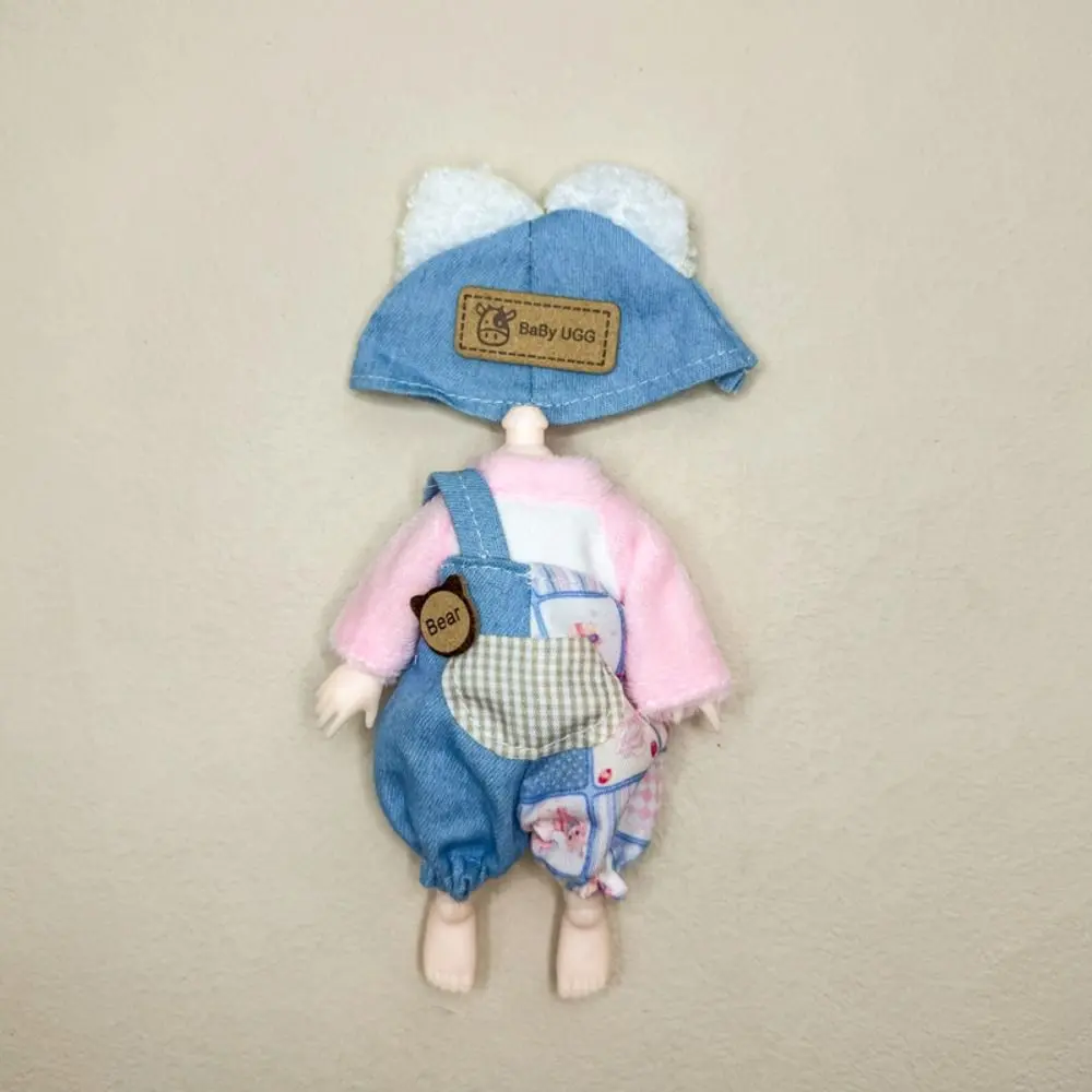 Cute 16~17cm BJD Doll Clothes High Quality Handmade Doll Accessories Adorable Clothing DIY Girls Gifts for OB11, 1/12 Bjd