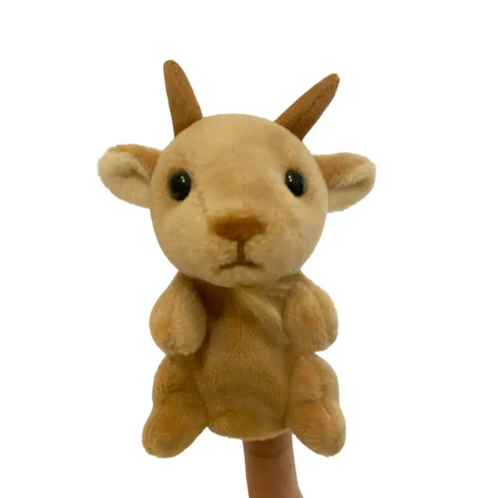 Role Play Finger Puppets Storytelling Stuffed Doll Animal Hand Puppets Kawaii 9cm Puppets Plush Toy Kids Toddlers