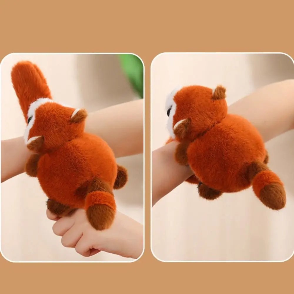 Turn into Highland dog Slap Bracelet Series Simulation Turn into Raccoon Plush Doll Slap Bracelet Animal Cartoon