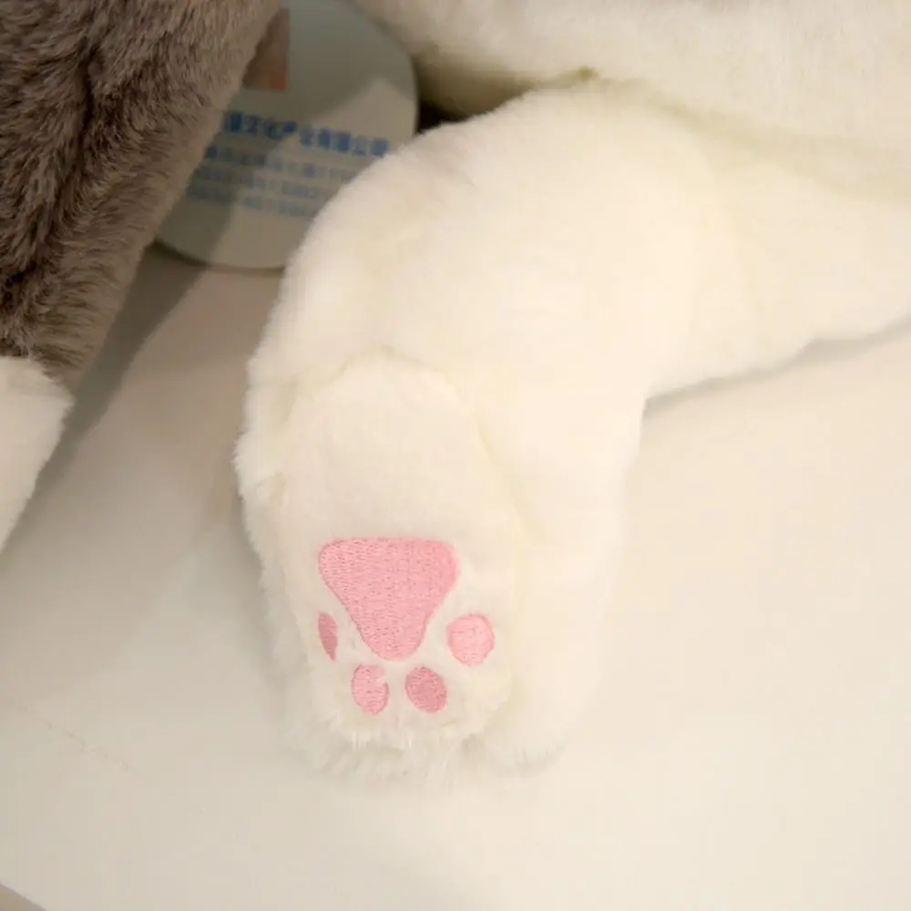50cm Size Imitation Lying Cat Plush Toys Realistic Design Hairy Texture Realistic Cat Plush Toy Cute Simulation Soft Material