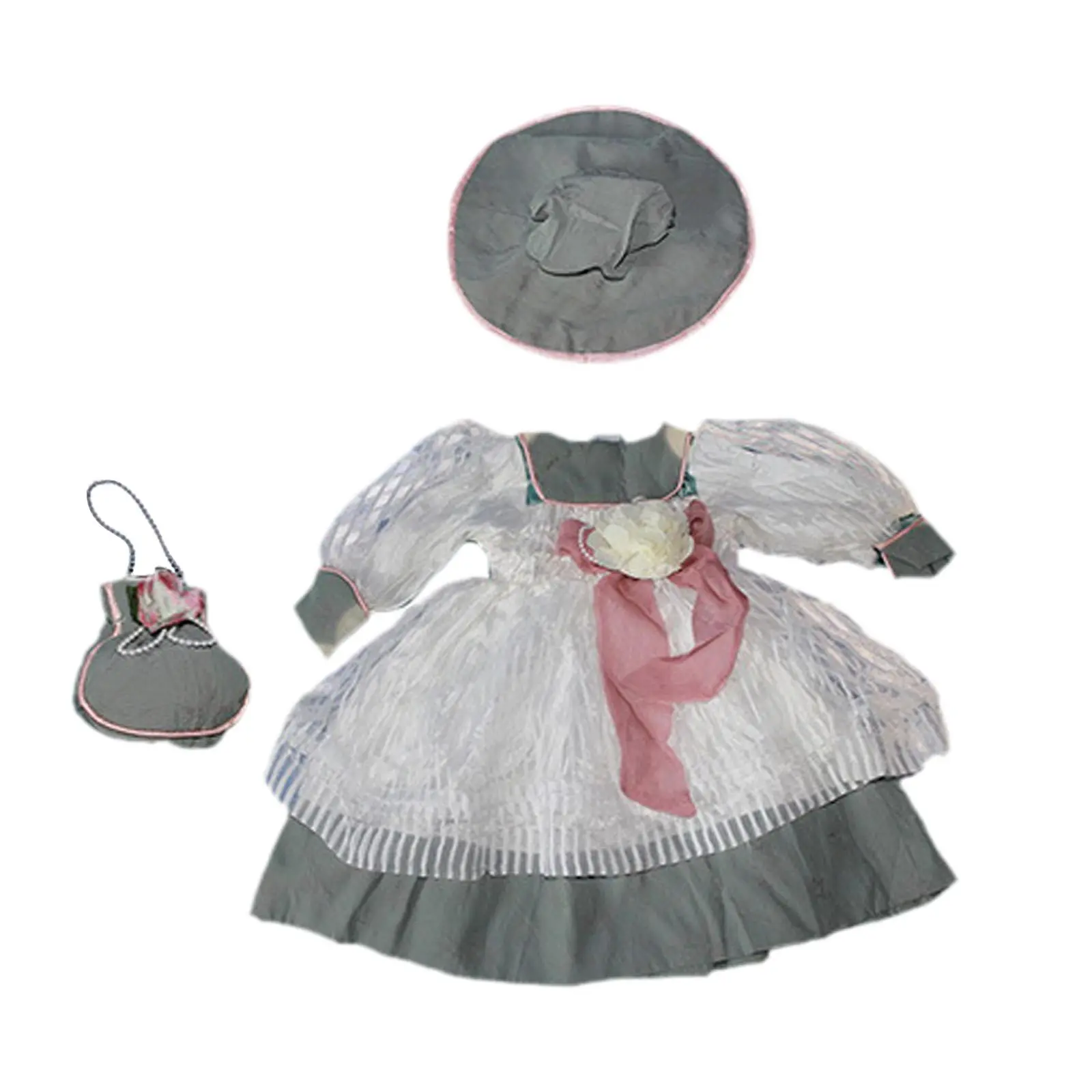 1/3 Ceramic Doll Dress Coordination Soft Stylish Outifit for 60cm-65cm Doll