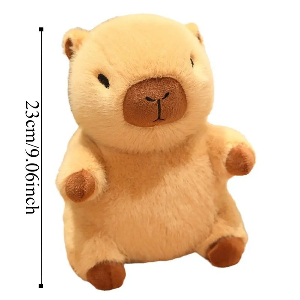 Dress Up Capybara Plush Doll Cartoon Simulation Capybara Plush Toy Soft Fluffy Capibara Fluffty Doll Birthday Gift