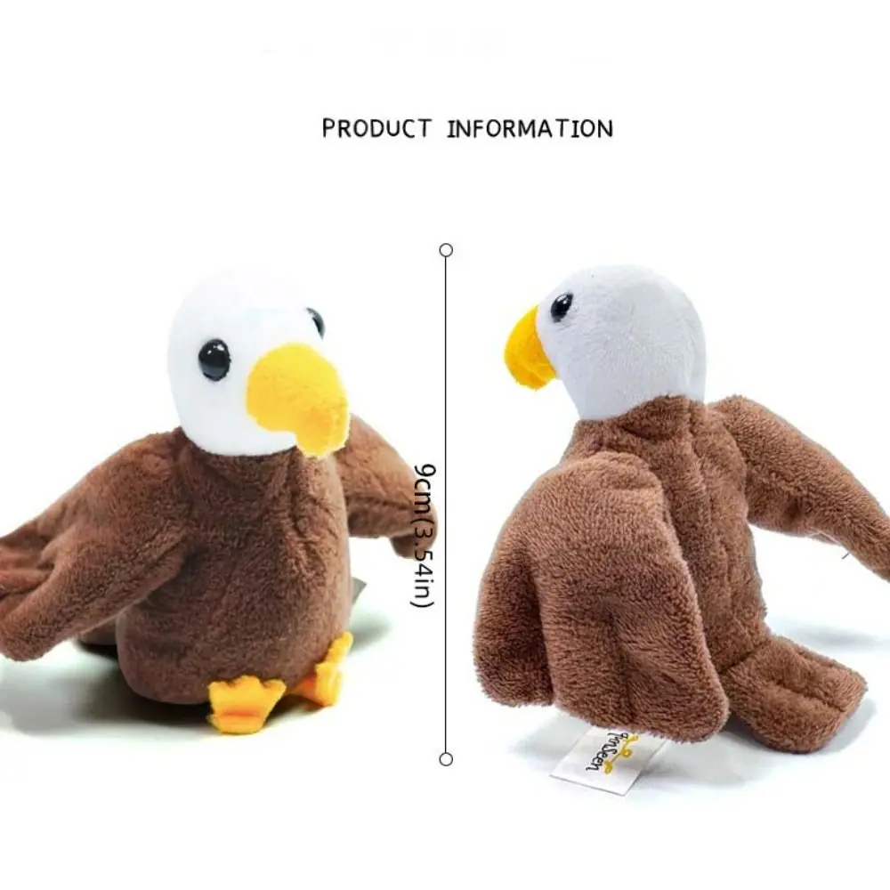 Peacock Owl Bird Finger Puppet Plush Doll Stuffed Animal Parrot Finger Doll Kawaii Simulation Animal Hand Puppet Parent-child