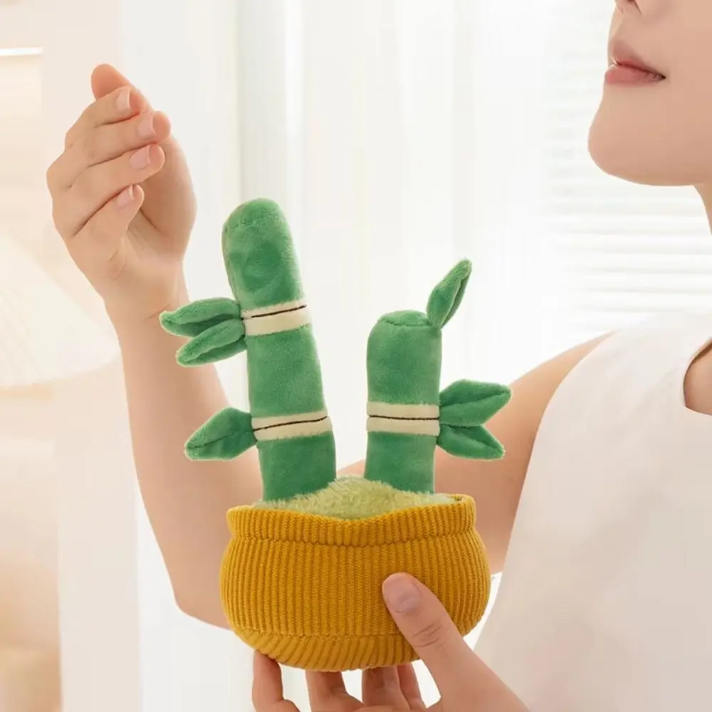 Flowerpot Potted Potting Plant Plush Doll Orchid Getting Rich Flowerpot Potted Plush Toy Funny Flower