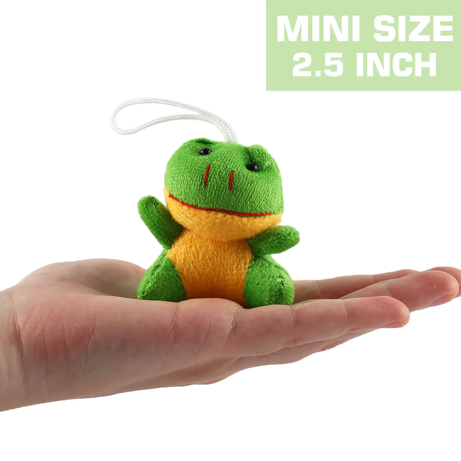 32 Piece Mini Plush Animal Toy Set, Cute Small Animals Plush Keychain Decoration for Themed Parties, Kindergarten Gift, Teacher