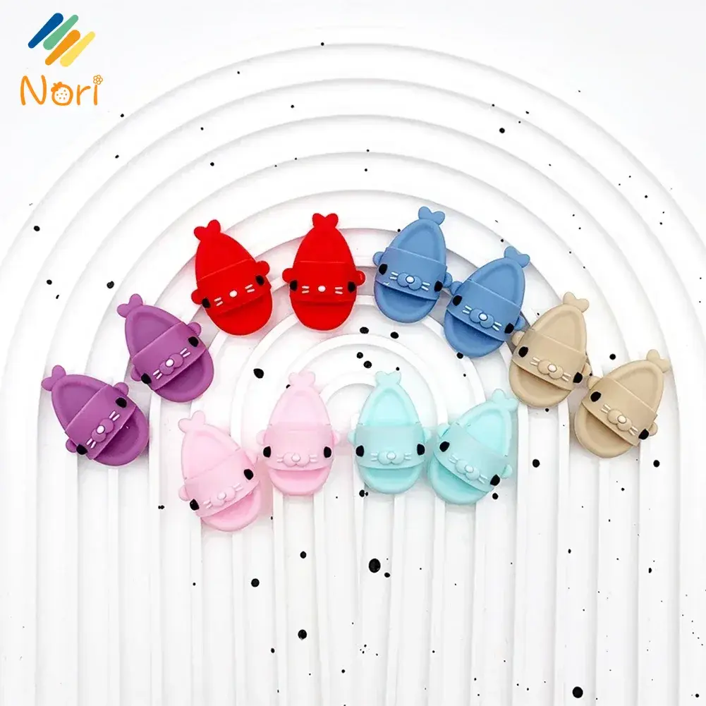 Nori Cartoon Shark Slippers Casual Sandal Dolls Accessories DIY Doll Toys for Labubu 17cm Doll