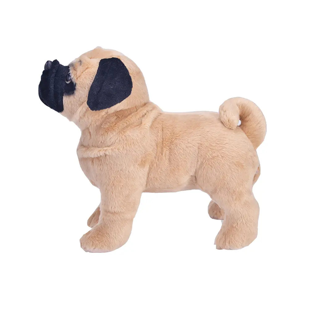Simulation Animal Pug Dog Doll Children Stuffed Plush Toy