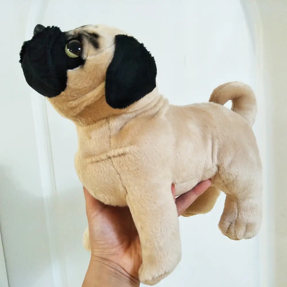 Simulation Animal Pug Dog Doll Children Stuffed Plush Toy
