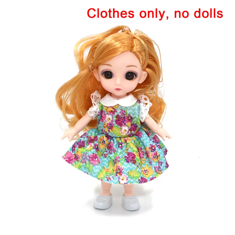 1 Set BJD 16CM  Clothes Casual Fashion Princess Clothes Suit Accessories Clothes (Clothes only,without dolls)