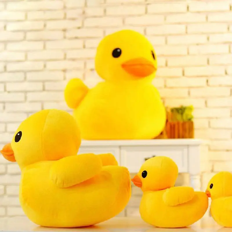68CM Big Yellow Duck Stuff Plush Doll Girl Children Toy Bed Sofa Pillow Ornament Baby Placatory Soothing Toy