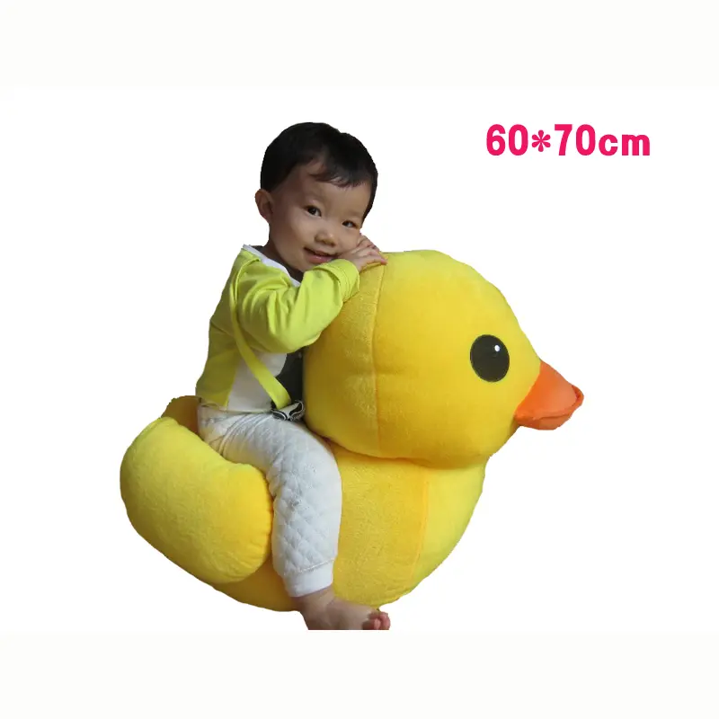 68CM Big Yellow Duck Stuff Plush Doll Girl Children Toy Bed Sofa Pillow Ornament Baby Placatory Soothing Toy