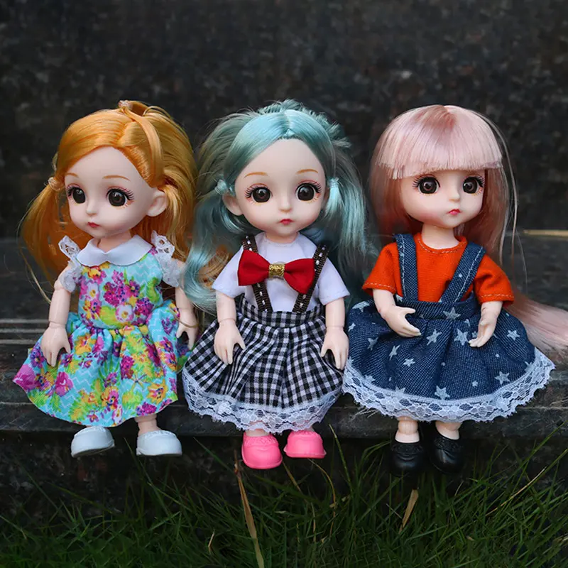 1 Set BJD 16CM  Clothes Casual Fashion Princess Clothes Suit Accessories Clothes (Clothes only,without dolls)