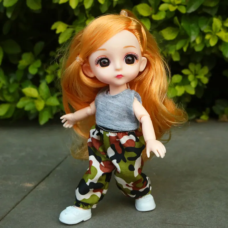 1 Set BJD 16CM  Clothes Casual Fashion Princess Clothes Suit Accessories Clothes (Clothes only,without dolls)