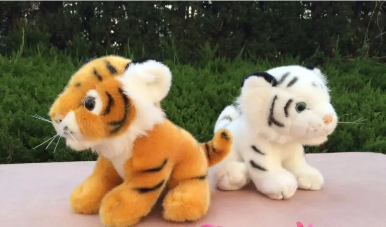 one piece cute plush tiger toy lovely high quality sitting tiger doll gift about 20cm 2767