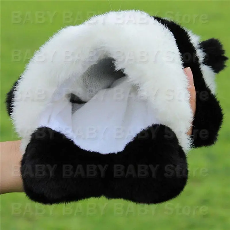Q81A Novelty Plush Panda Hand Puppets Festival Gifts Supplies for Kids Present