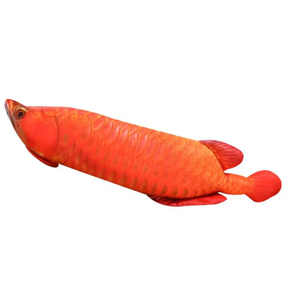 Simulation Arowana Fish Pillow Stuffed Plush Toy