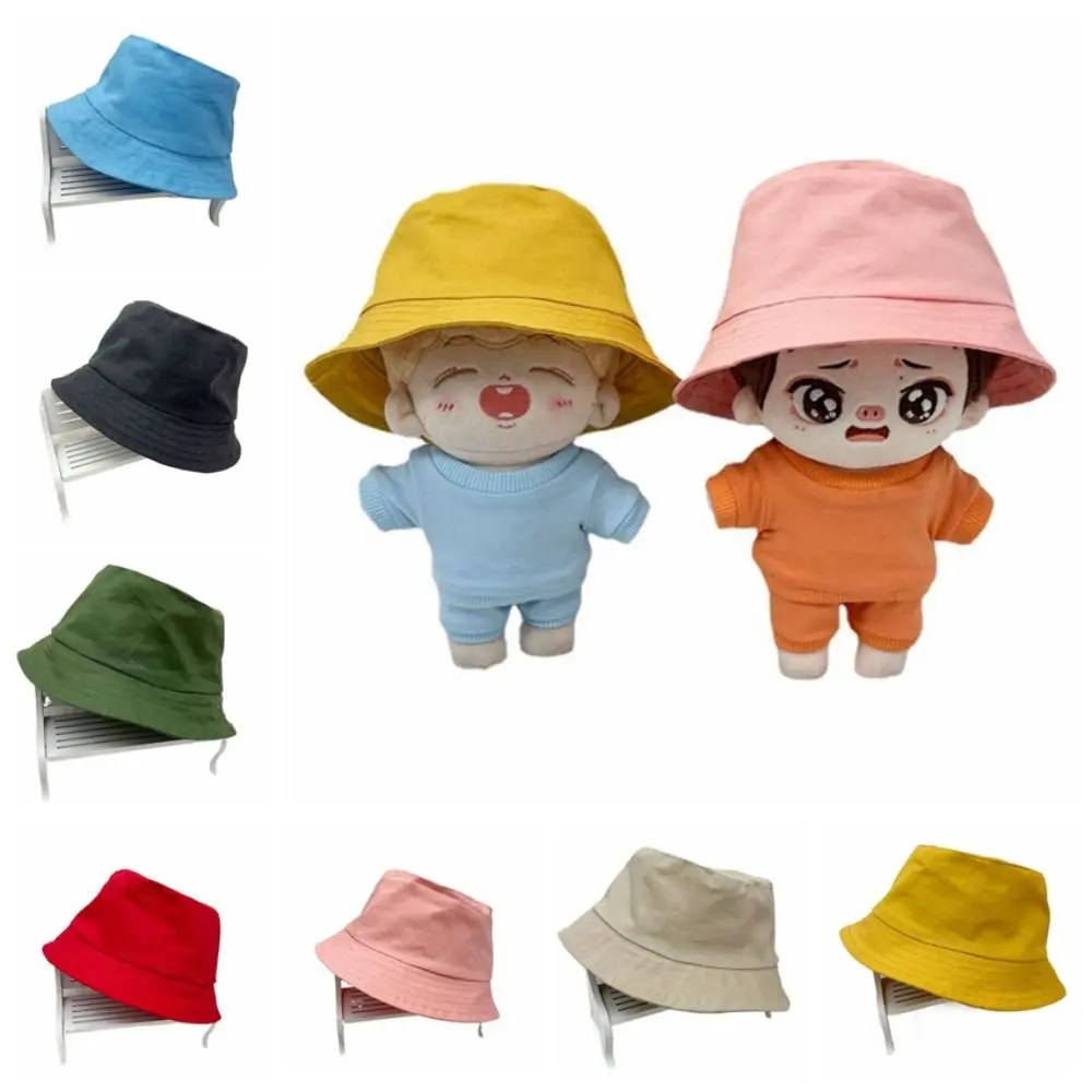 10cm 20cm Cotton Dolls Color Fisherman Hat Cute Same Style As Celebrities Miniature Bucket Hat Mini Lovely Cotton Doll Hat