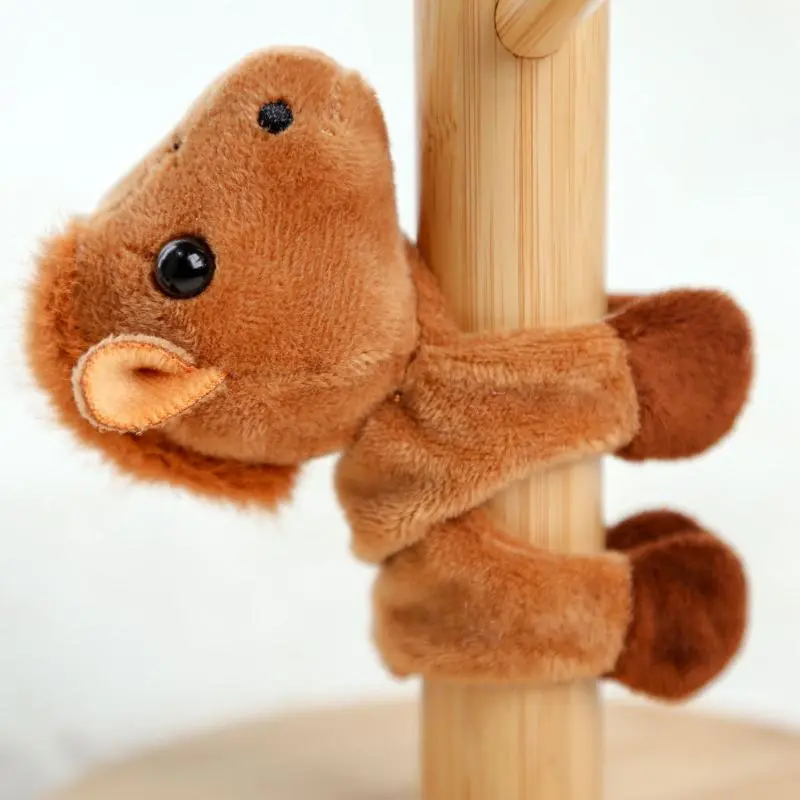 Enchanting Plush Horse Mini Keychain Pendant- Lifelike Animal Kid's Birthday Gift Bag Decor Doll