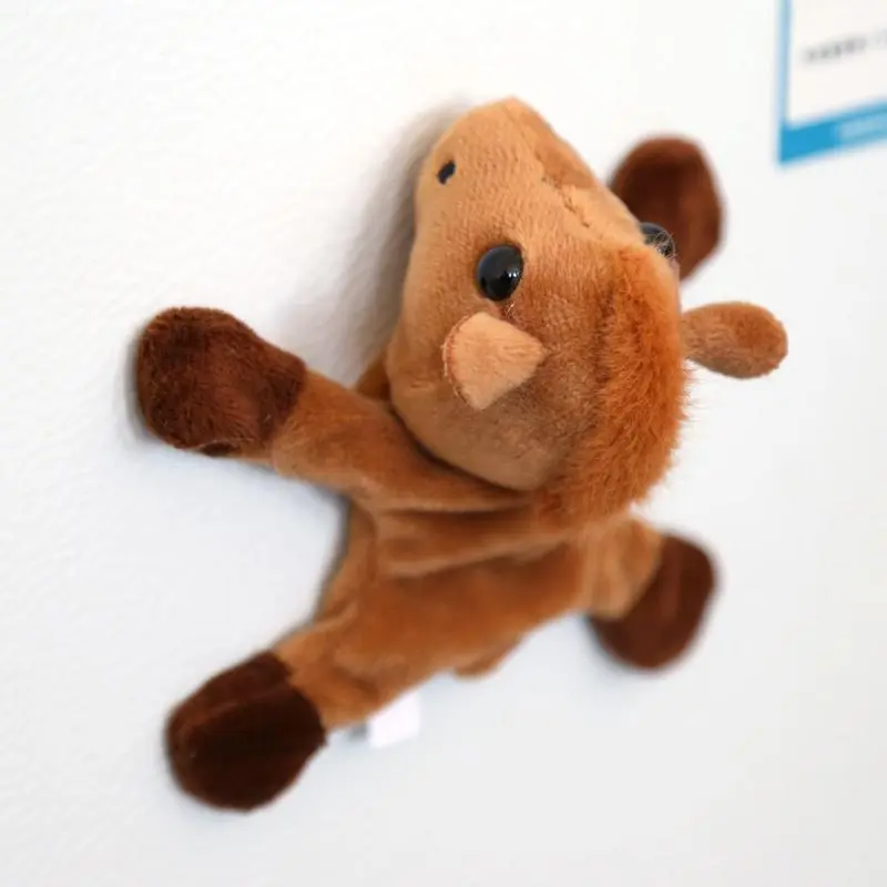 Enchanting Plush Horse Mini Keychain Pendant- Lifelike Animal Kid's Birthday Gift Bag Decor Doll