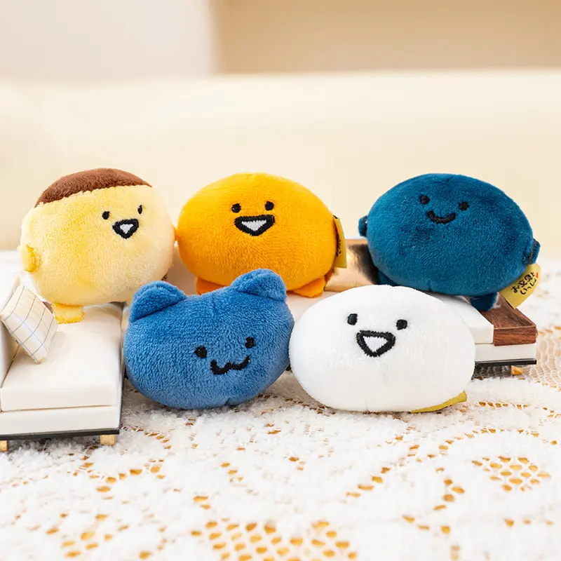 Stationery Jun Genuine Peripheral Obungu Plush Badge Cute Doll Brooch Pin Girl Bag Pendant Decoration