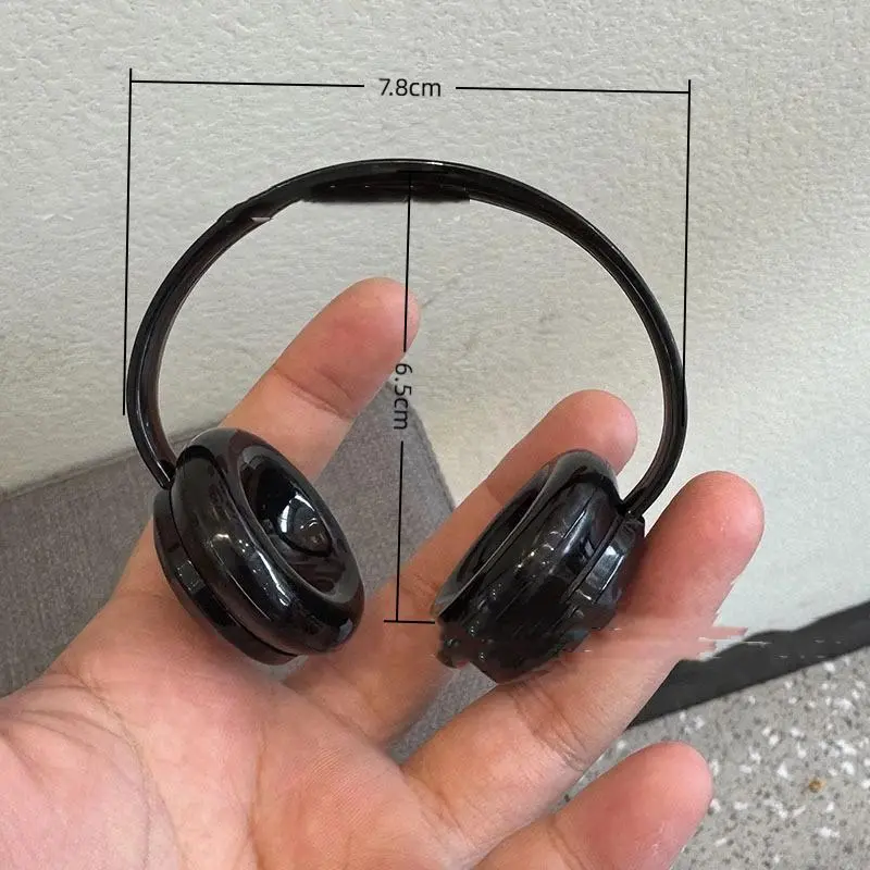 Mini Plastic Earphone For 17cm Doll Headset Decoration Headphone Fashion DIY Doll Accessories Gift