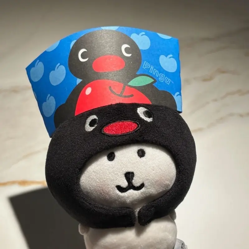Pingu Penguin Headband Is Suitable For 10cm Doll Self-Deprecating Bear Pendant Nunu Starfish Body As Pendant Cute Super Cute Acc