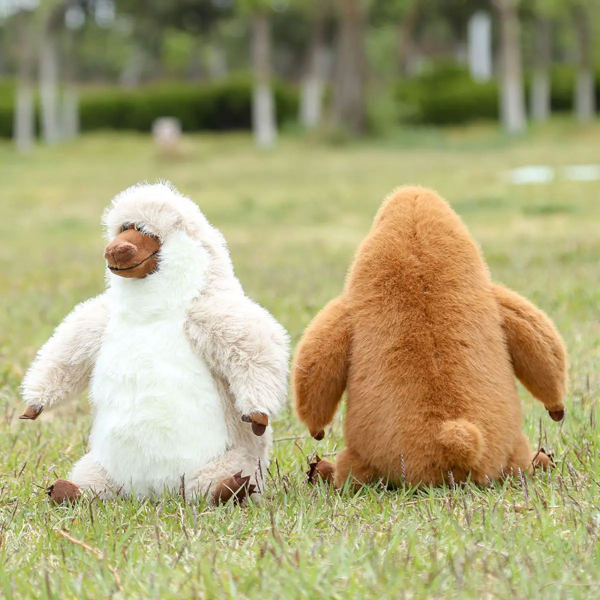 1pc 30cm/11.81in Proboscis Monkey Plush Doll Kids Gift Sleeping Pillow Rag Doll Little Monkey Doll Kindergarten Gift