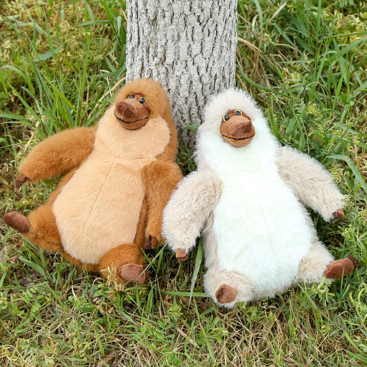 1pc 30cm/11.81in Proboscis Monkey Plush Doll Kids Gift Sleeping Pillow Rag Doll Little Monkey Doll Kindergarten Gift