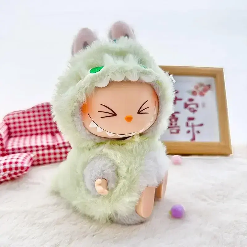 For 15-17cm Labubu Pendant Sitting Baby Shark Bee Dinosaur Cute Dolls Accessories Cute Decoration Little Clothes Outfit