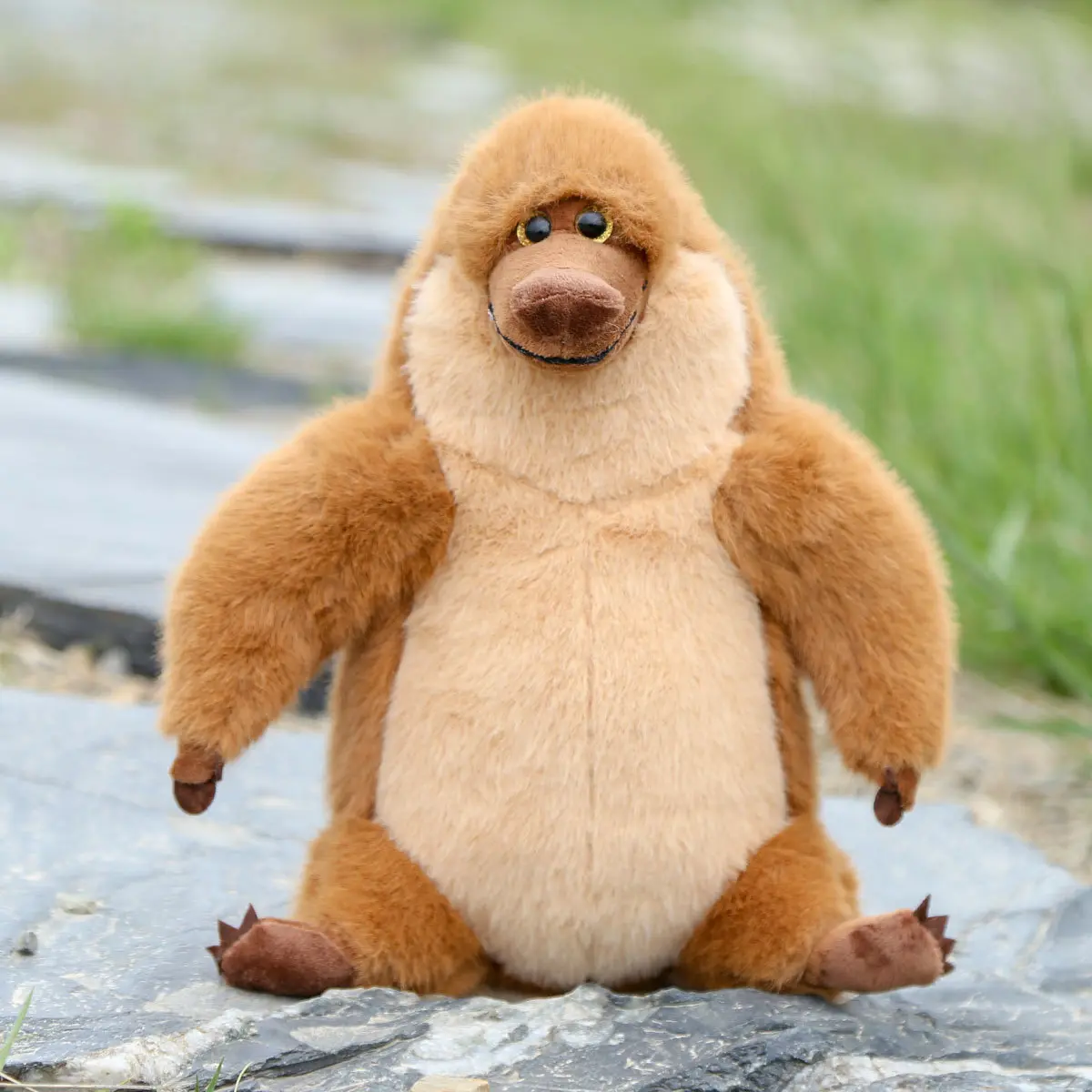 1pc 30cm/11.81in Proboscis Monkey Plush Doll Kids Gift Sleeping Pillow Rag Doll Little Monkey Doll Kindergarten Gift