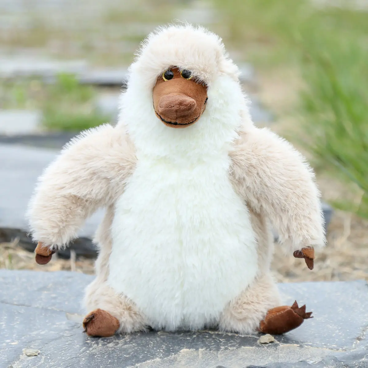 1pc 30cm/11.81in Proboscis Monkey Plush Doll Kids Gift Sleeping Pillow Rag Doll Little Monkey Doll Kindergarten Gift
