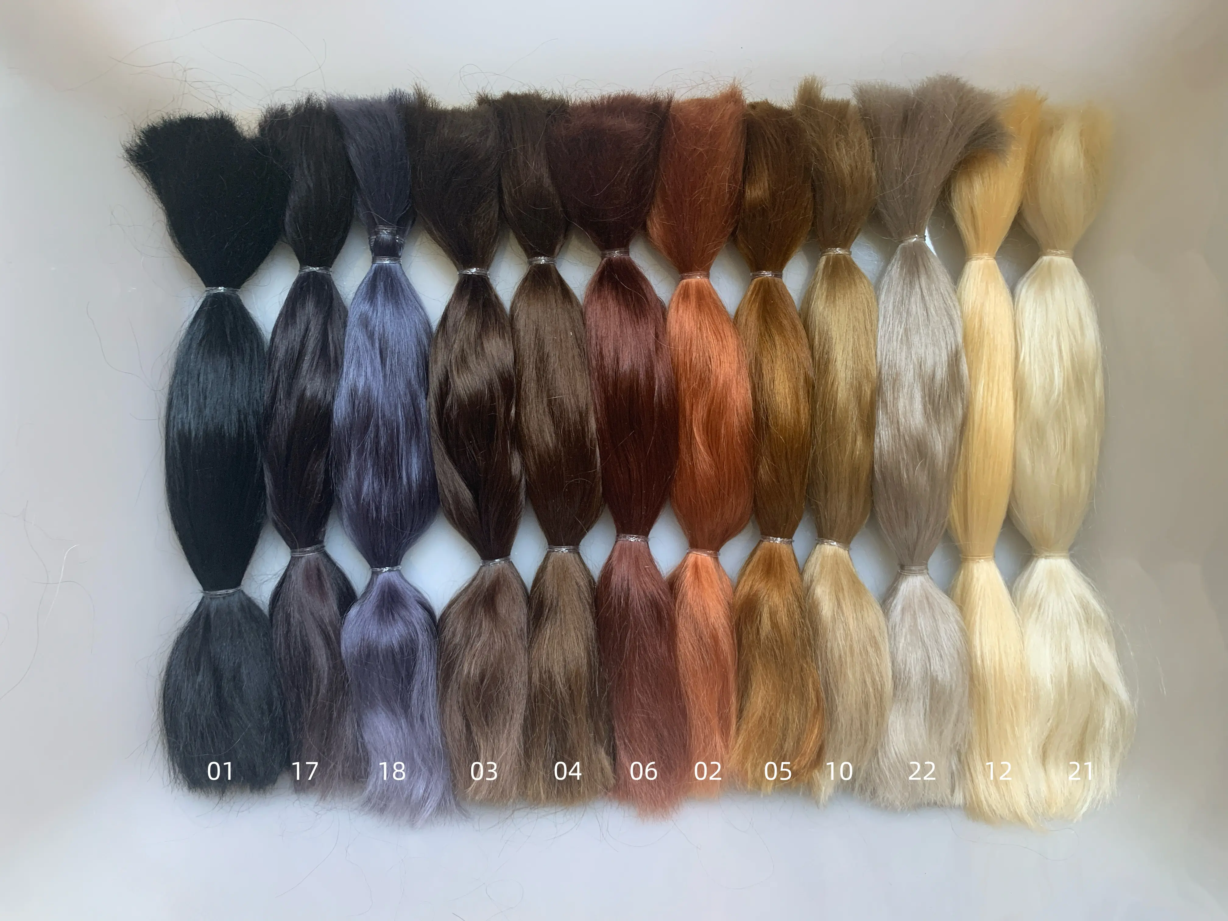 witdiy/23-26cm/mohair doll hair/organic hair/mohair hair bundles/Schengen hair/reborn doll wig/Blythe hair/mohair wig